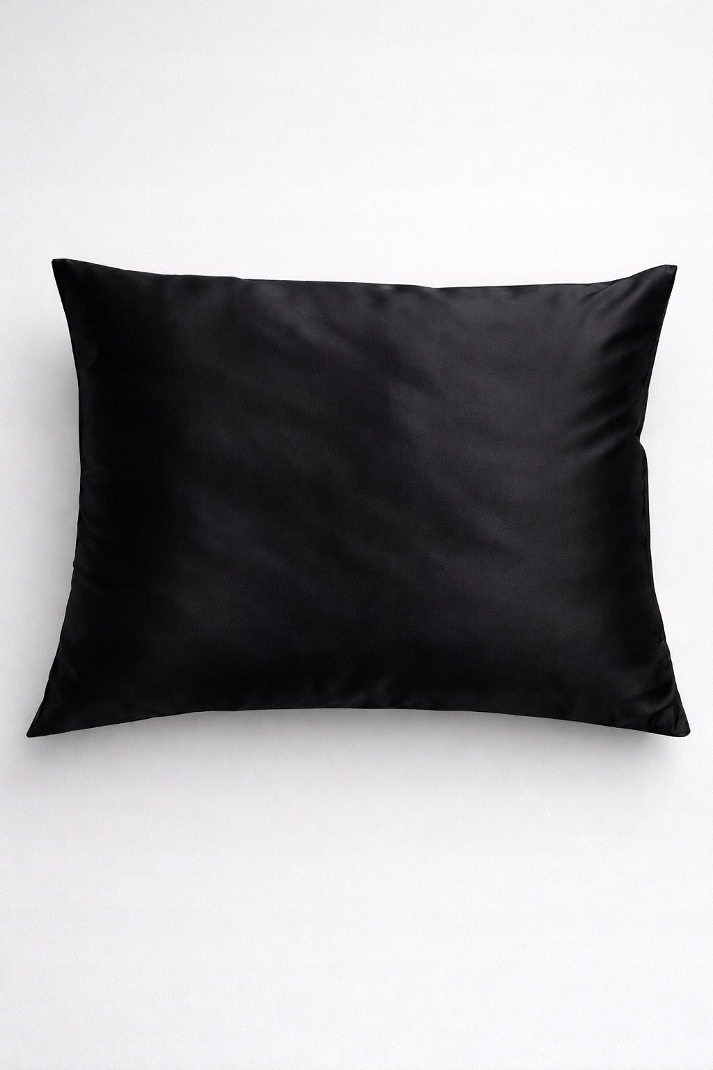 Jedwabna poszewka 50X60 dwustronna jedwab & bawełna - czarna