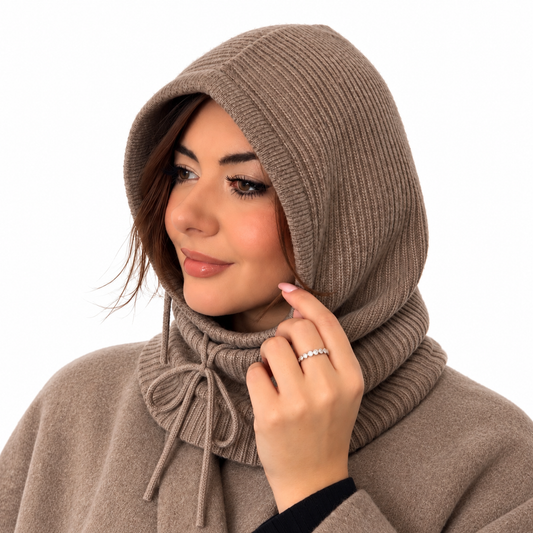 Balaclava 100% Kaszmir - taupe