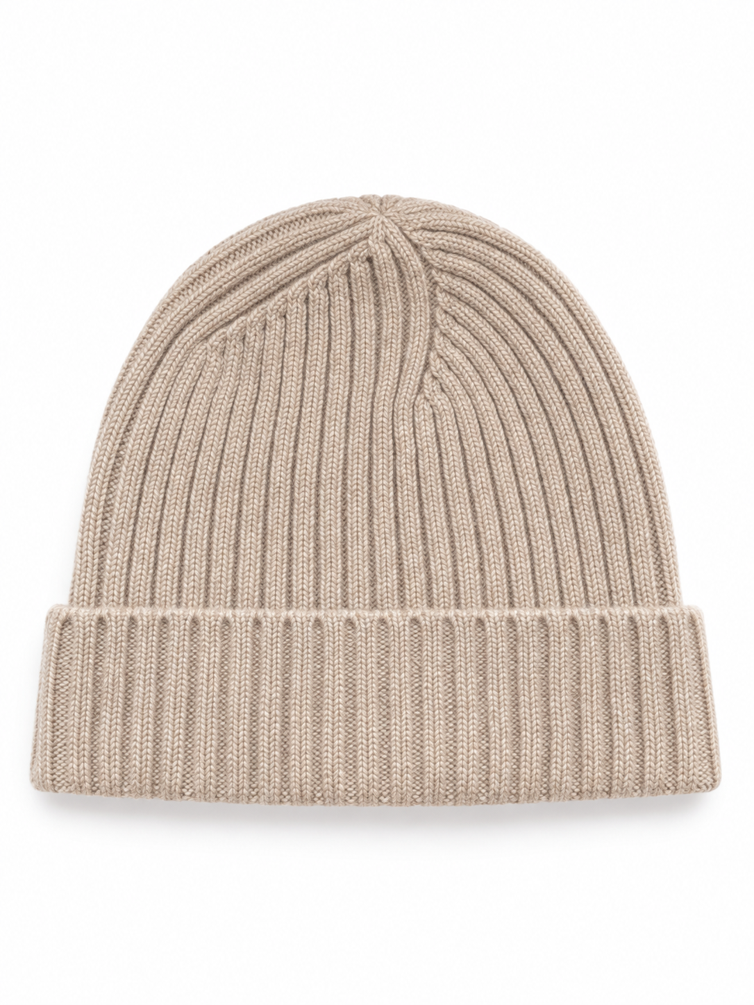 Czapka zimowa 100% Kaszmir- Naturalny beż